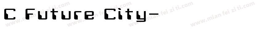C Future City字体转换